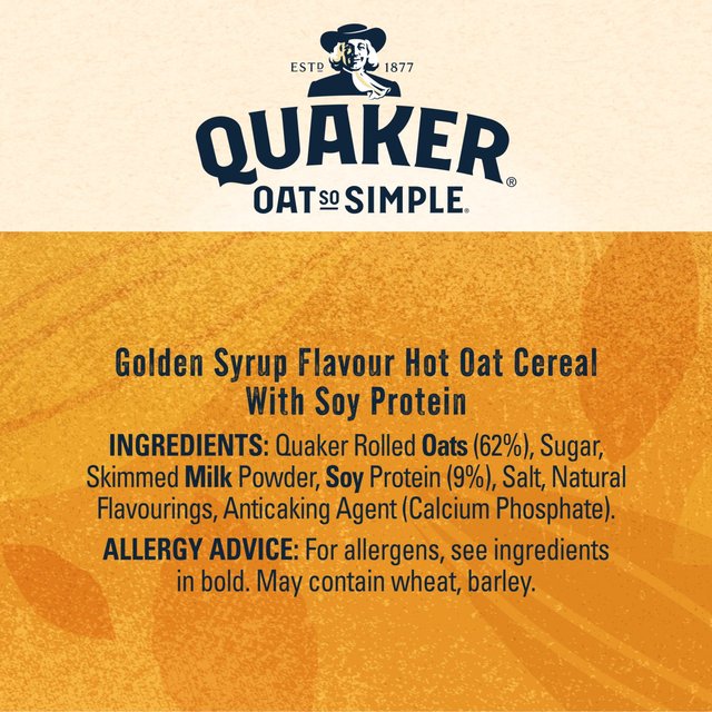 Quaker Oat So Simple Protein Porridge Pot Golden Syrup Cereals M&S   