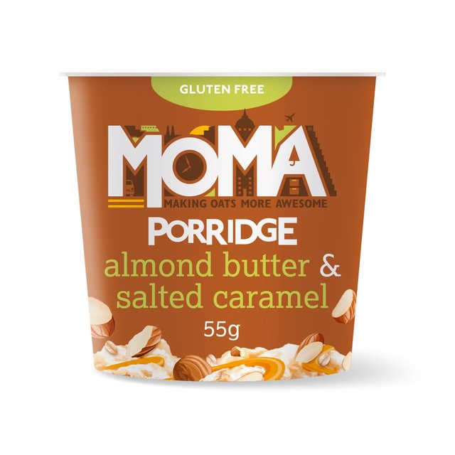 MOMA Dairy Free Almond Butter & Salted Caramel Porridge Pot