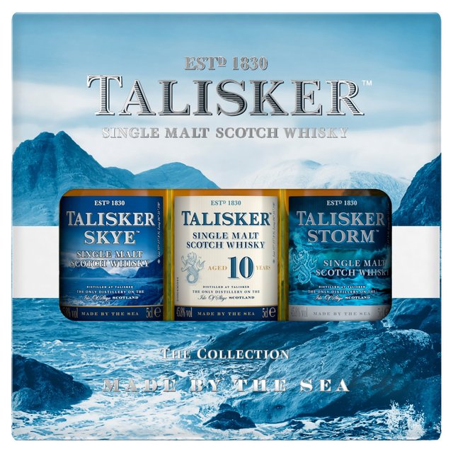 Talisker Single Malt Scotch Whisky Gift Set Liqueurs and Spirits M&S   