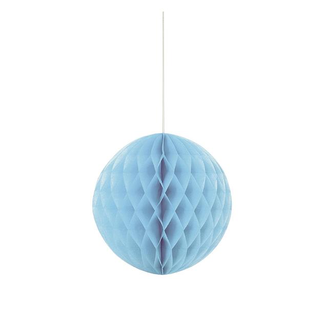 Powder Blue Honeycomb Ball Decoration Miscellaneous M&S   