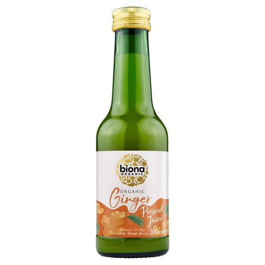 Biona Organic Ginger Juice Free from M&S Title  