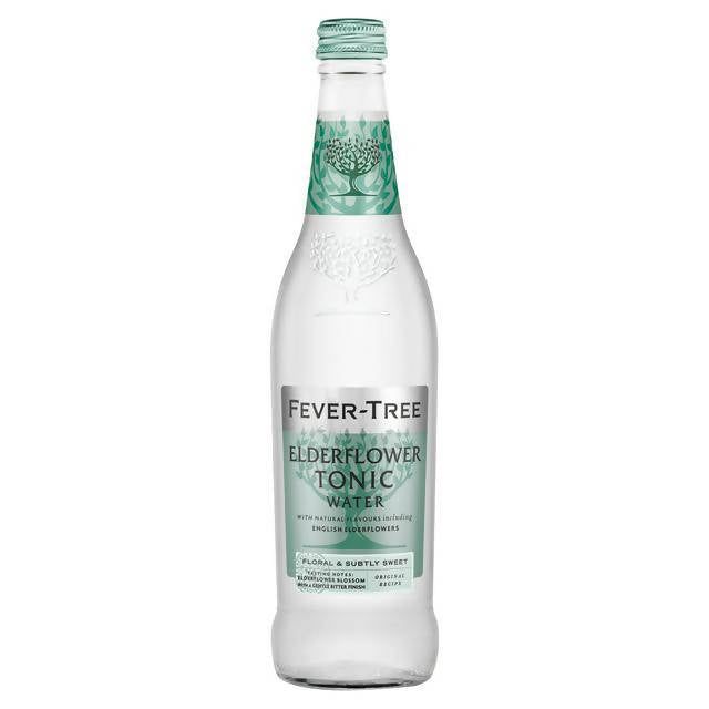 Fever Tree Elderflower Tonic Water 500ml (Sugar levy applied) Mixers Sainsburys   