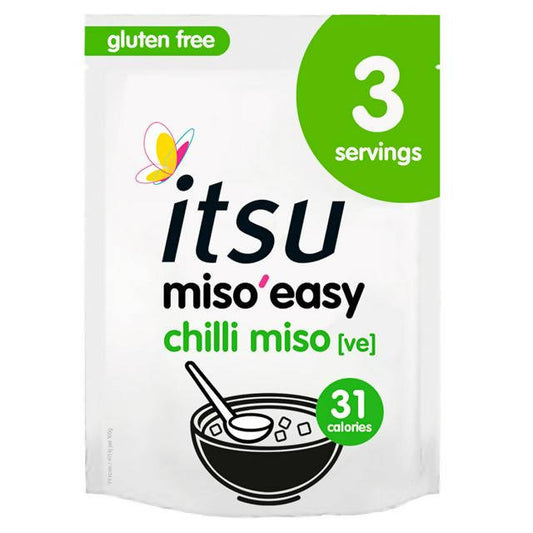 Itsu Miso' Easy Chilli Miso 3x20g Soups Sainsburys   