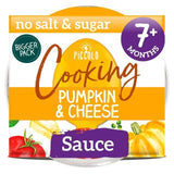 Piccolo Cooking Stir-In Sauce Textured Pumpkin & Cheese 7+ Months 120g baby meals Sainsburys   