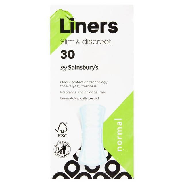 Sainsbury's Pantyliners Normal x30