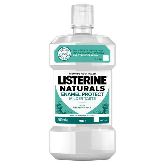 Listerine Naturals Enamel Protect Mouthwash 600ml mouthwash Sainsburys   