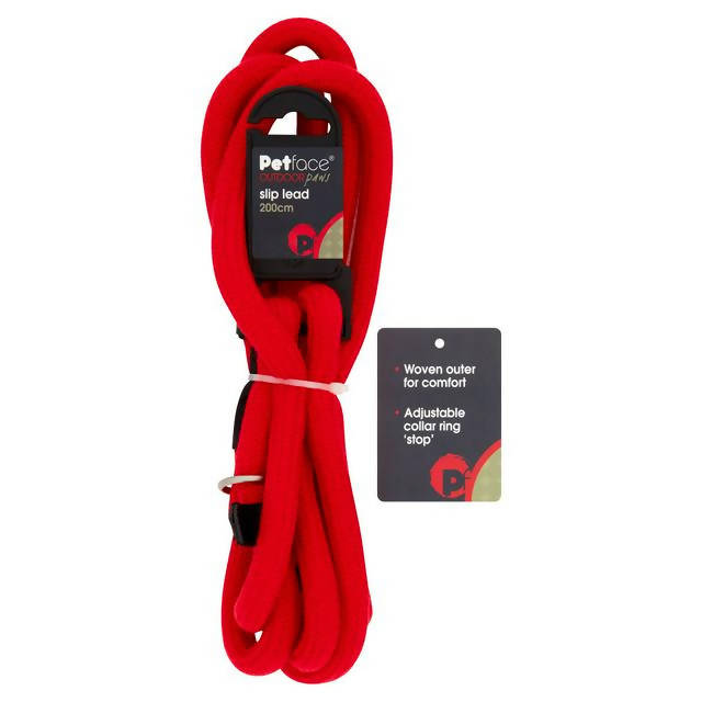 Petface Outdoor Paws Slip Lead 200cm