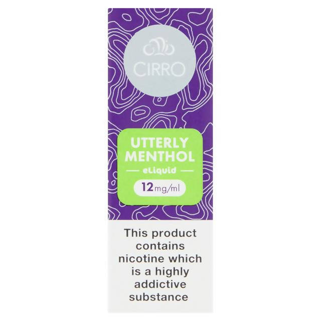 Cirro eLiquid Utterly Menthol 10ml 12mg