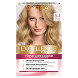 L'Oreal Paris Excellence Permanent Hair Dye Natural Golden Blonde 8.3 Beauty at home Sainsburys   