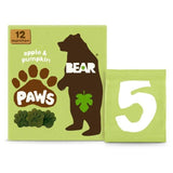 BEAR PAWS Fruit & Veg Shapes Apple & Pumpkin Multipack x5 20g snacks & rusks Sainsburys   