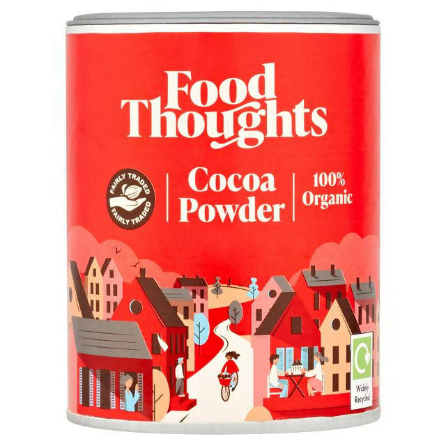 Food Thoughts Fairly Traded Organic Cocoa Powder 125g - McGrocer