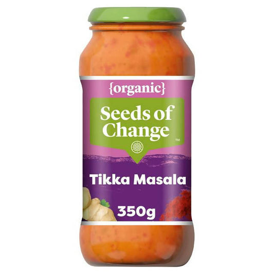 Seeds of Change Organic Curry Sauce Tikka Masala 350g Indian Sainsburys   