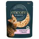 Encore Natural Tuna With Prawn In Broth Cat Pouch 70g - McGrocer