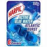 Harpic Fresh Power 6 Rim Block Atlantic Burst Toilet Cleaner Bathroom M&S Default Title  