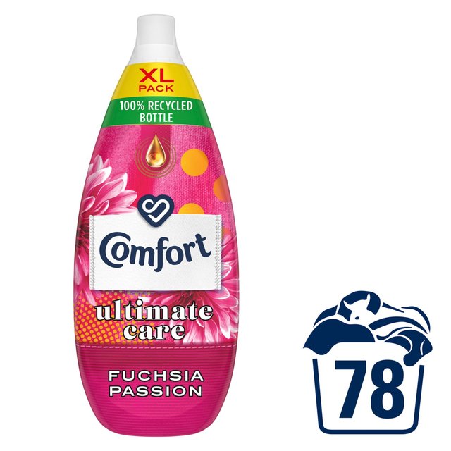 Comfort Ultimate Care Fuchsia Passion Fabric Conditioner 78 Wash Accessories & Cleaning M&S   