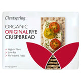 Clearspring Organic Rye Crispbread Original - McGrocer