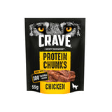 Crave Natural Grain Free Protein Chunks Adult Dog Treat Chicken Dog Food & Accessories ASDA   