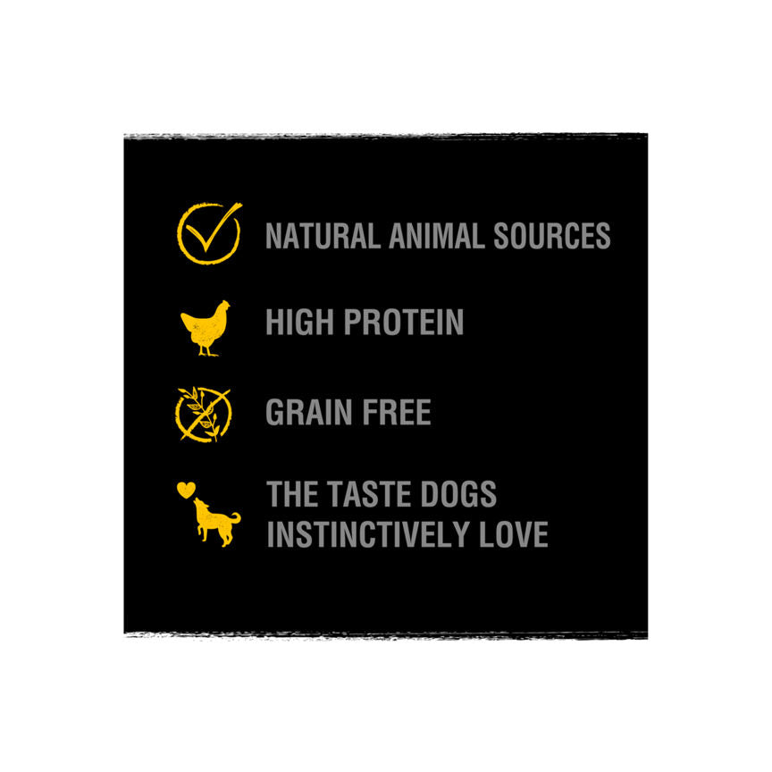 Crave Natural Grain Free Protein Chunks Adult Dog Treat Chicken Dog Food & Accessories ASDA   