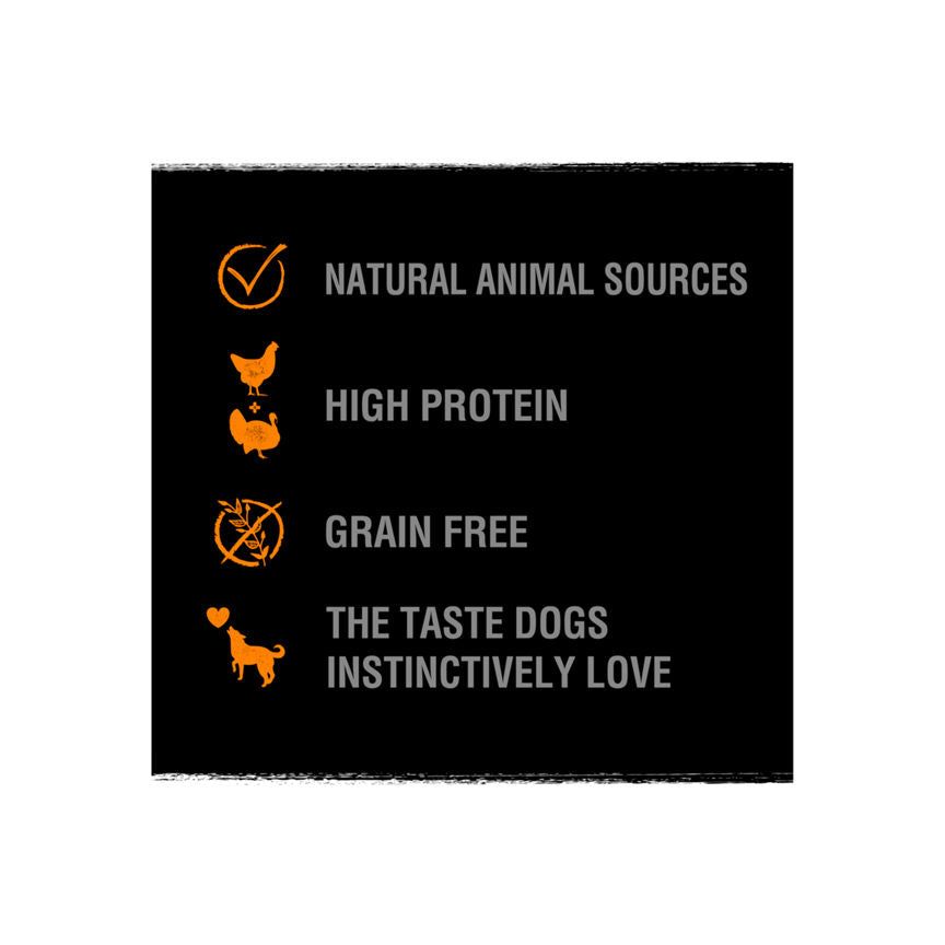 Crave Natural Grain Free Protein Strip Adult Dog Treat Turkey & Chicken