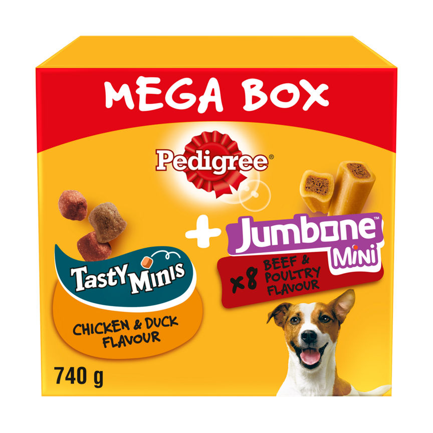 Pedigree Tasty Minis & Jumbone Adult Small Dog Treats Mega Box