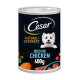 Cesar Natural Goodness Adult Wet Dog Food Tin Chicken & Veg Dog Food & Accessories ASDA   