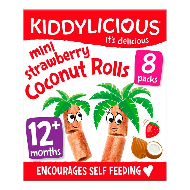 Kiddylicious Mini Strawberry Coconut Rolls Food Cupboard M&S Default Title  