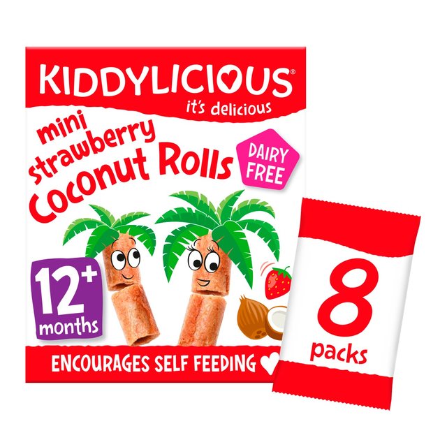 Kiddylicious Mini Strawberry Coconut Rolls