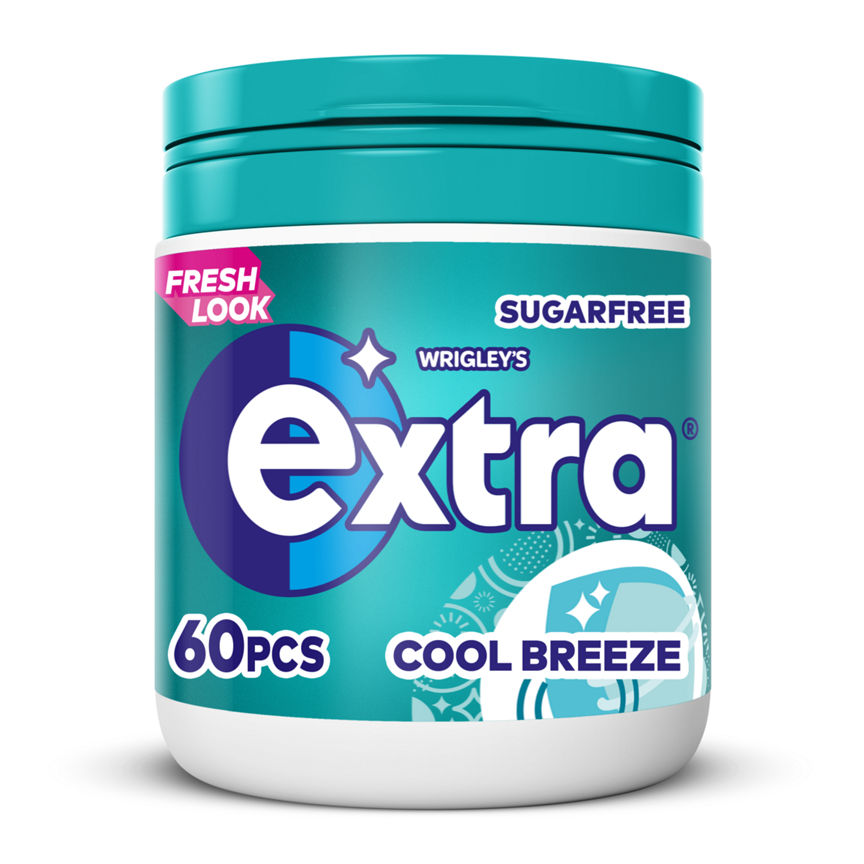 Wrigley's Extra Cool Breeze Sugarfree Gum Snacks & Confectionery ASDA   