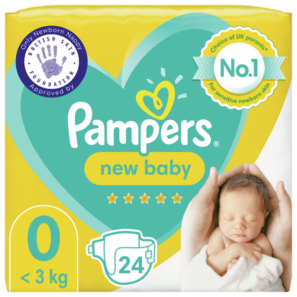 Pampers New Baby Nappies Size 0 (Micro) Carry Pack – McGrocer