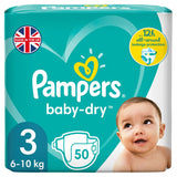 Pampers Baby-Dry Size 3 Nappies Essential Pack Nappies & Wipes ASDA   