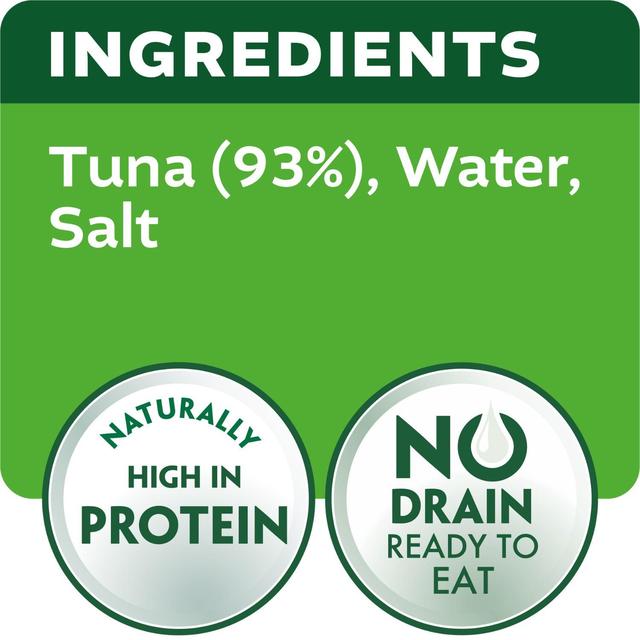 John West No Drain Tuna Steak Pots Brine Canned & Packaged Food M&S   