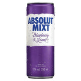 Absolut Mixt Blueberry & Lime Swedish Vodka Can Wine & Champagne M&S Default Title  