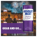 Absolut Mixt Blueberry & Lime Swedish Vodka Can Wine & Champagne M&S   