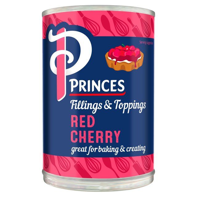 Princes Red Cherry Fruit Filling Food Cupboard M&S Default Title  