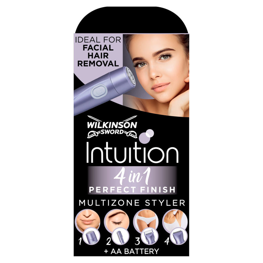 Wilkinson Sword Intuition 4-in-1 Perfect Finish Multi-Zone Women's Styler and Trimmer