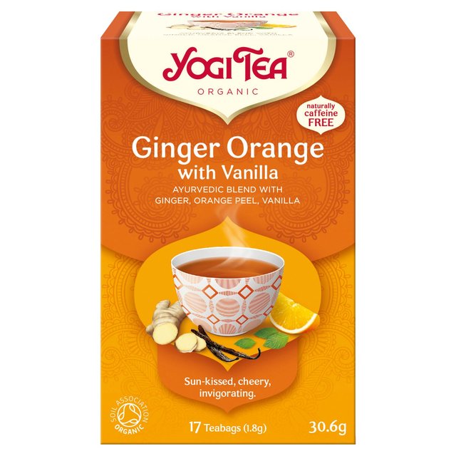 Yogi Tea Organic Ginger, Orange with Vanilla Tea Bags Tea M&S   