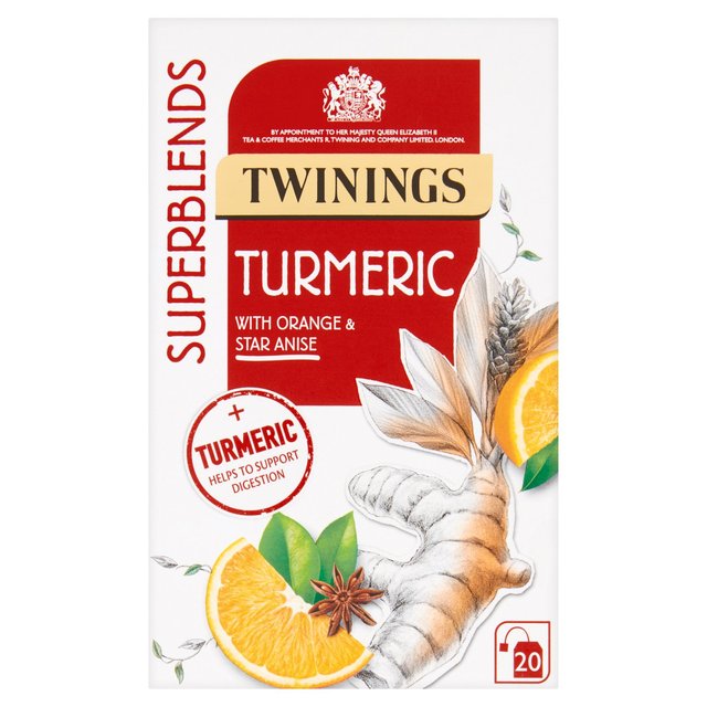 Twinings Superblends Turmeric with Orange and Star Anise Tea M&S   