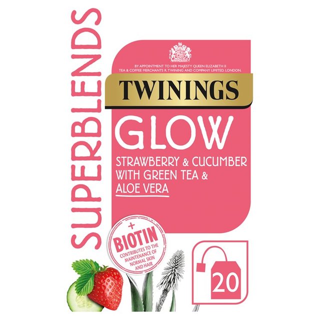 Twinings Superblends Glow with Strawberry, Cucumber and Green Tea