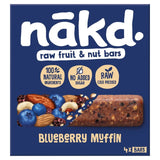 Nakd Blueberry Muffin Fruit & Nut Bars Food Cupboard M&S   