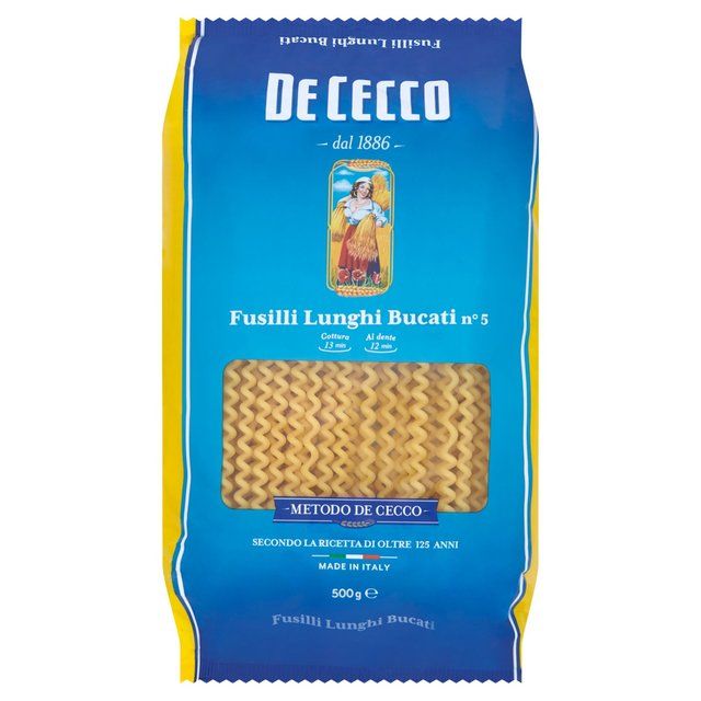 De Cecco Fusilli Lunghi Bucati Food Cupboard M&S Default Title  