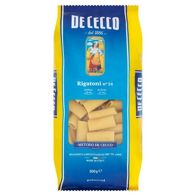 De Cecco Rigatoni Food Cupboard M&S Default Title  