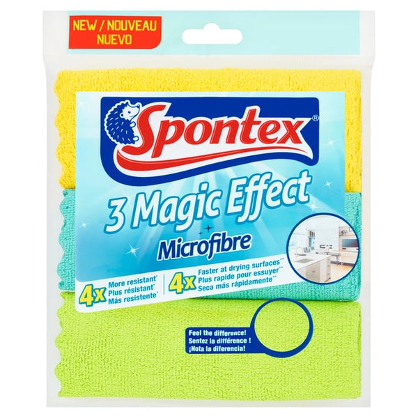 Spontex 4 Microfibre Multi-Purpose Cloths – McGrocer