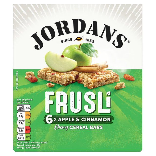 Jordans Frusli Apple & Cinnamon Cereals Bars Cereals M&S Default Title  