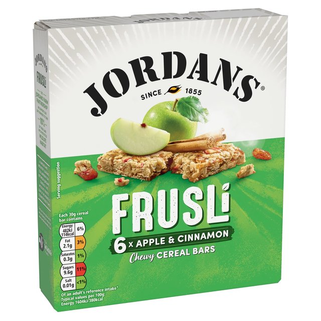 Jordans Frusli Apple & Cinnamon Cereals Bars