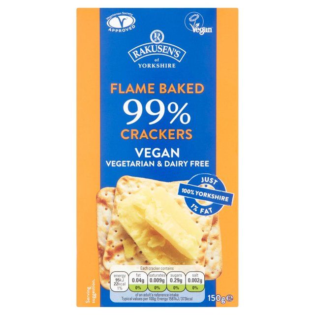 Rakusen's 99% Fat Free Crackers Food Cupboard M&S Default Title  