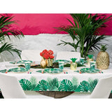 Tropical Palm Paper Table Cover Tableware & Kitchen Accessories M&S   