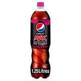 Pepsi Max Cherry No Sugar Cola Bottle Fizzy & Soft Drinks ASDA   