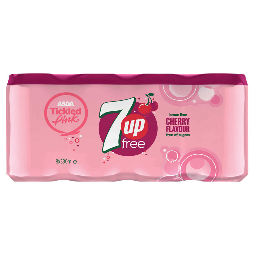 7UP Free Cherry Can Fizzy & Soft Drinks ASDA   