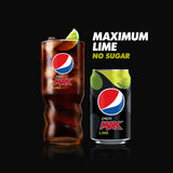 Pepsi Max Lime No Sugar Cola Bottle Fizzy & Soft Drinks ASDA   