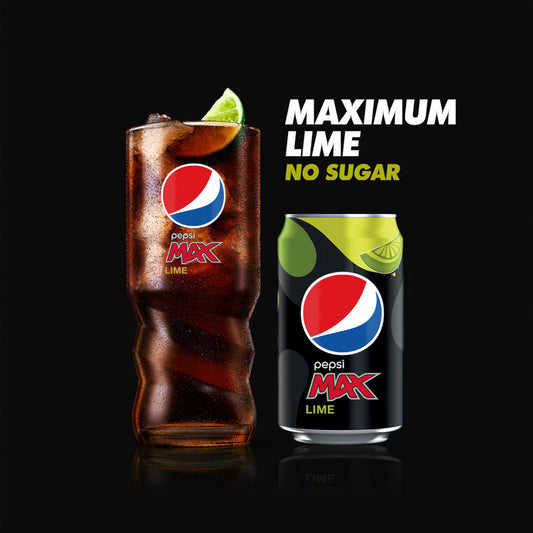 Pepsi Max Lime No Sugar Cola Cans Fizzy & Soft Drinks ASDA   